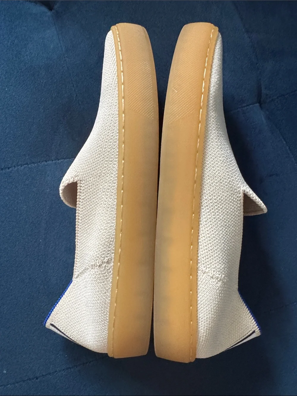 Rothy’s Slip-On Sneakers in Light Cream - 6.5